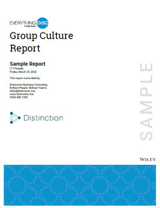 EverythingDiSC® Group Culture Report